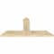 Ekena Millwork Portland Rough Sawn Timber Gable Bracket, Douglas Fir, 48"W x 24"H x 2"D x 6"F, 12/12 Pitch GBW048X24X0206POR00RDF - alternate 2